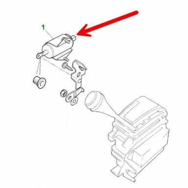 USED Gear Shift Interlock Solenoid  LNA5850AA